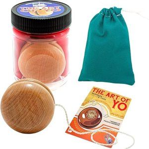 🥳3/20🥳 Channel Craft - The Art of Yo - Wooden YO-YO - Orange Pouch